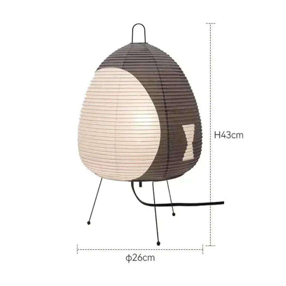 Lampe de Table Moderne – Éclairage Doux en Papier Japonais