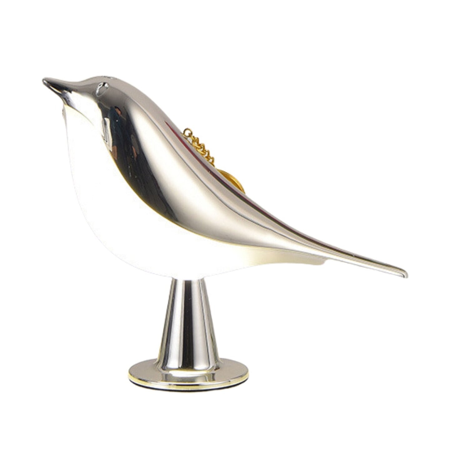 Lampe de Table Oiseau Effet Bois LED