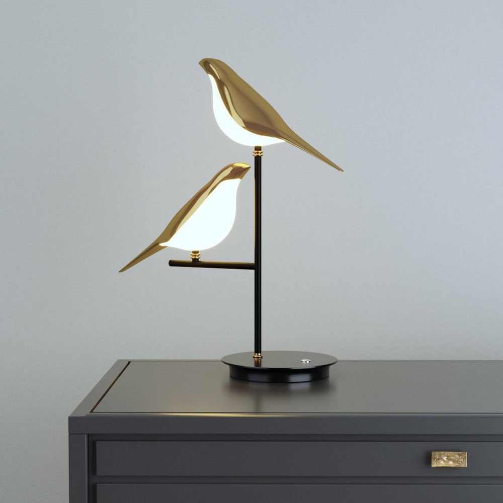 Lampe de Table Oiseau Moderne Sculptural