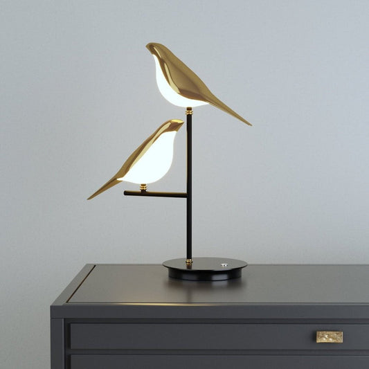 Lampe de Table Oiseau Moderne Sculptural