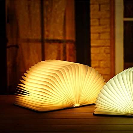 Lampe Livre Bois Pliable LED