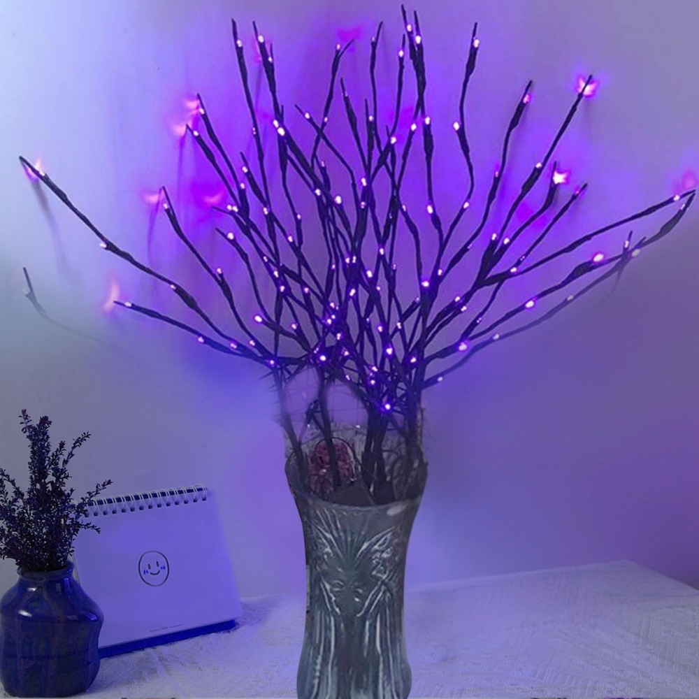 Décorations de Noël – Lampe de Branches LED Intérieure Lumière Féérique