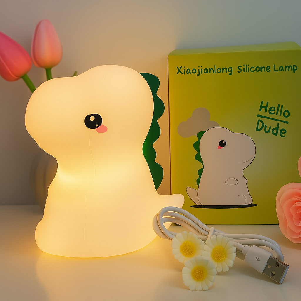 Veilleuse LED à Capteur Tactile – Lampe pour Enfants