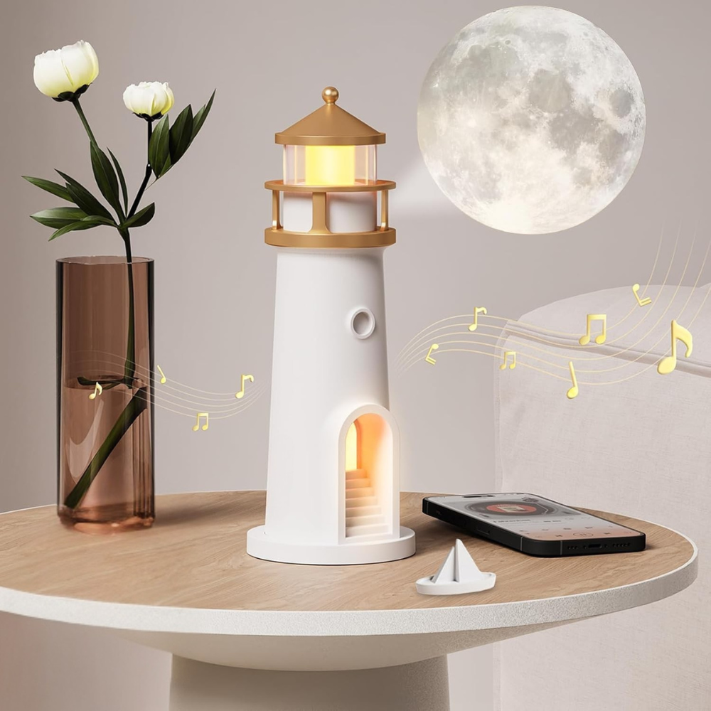 Lampe Lune – Veilleuse Phare pour Décoration de Chambre
