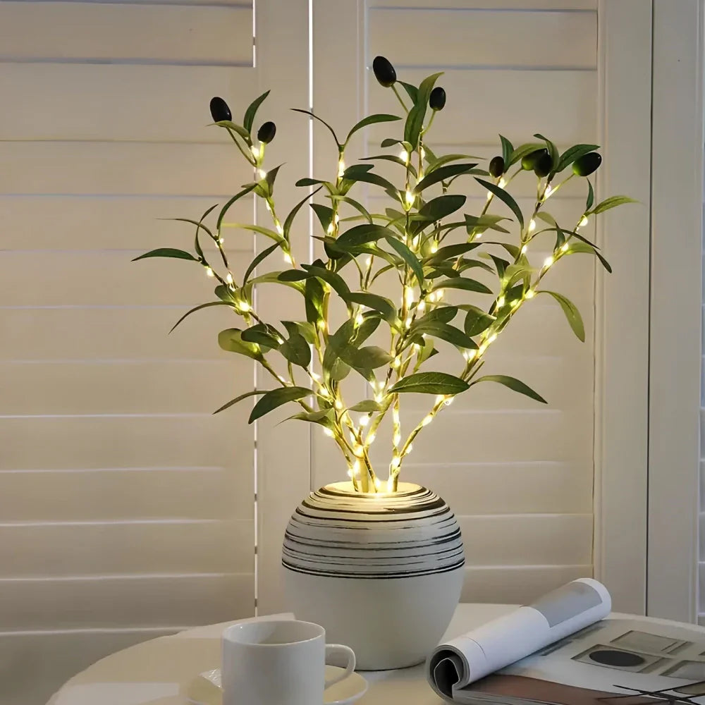 Lampe de Table Branches Artificielles LED