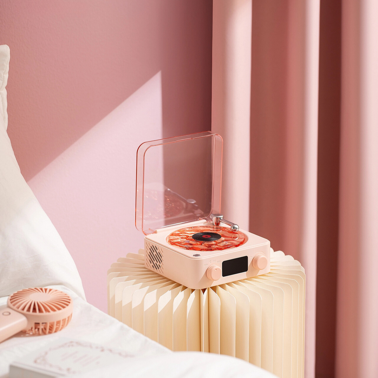 Lampe de Table LED Style Vinyle Rétro