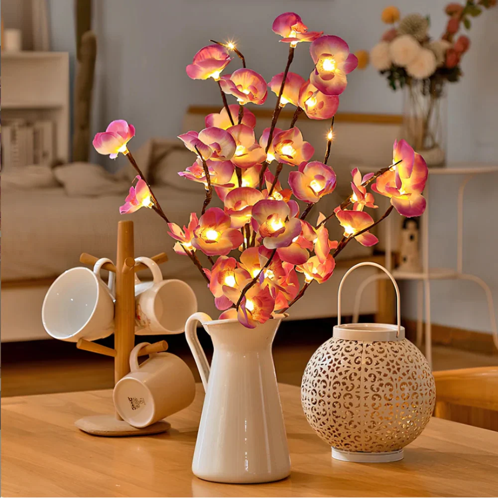 Lampe de Table Branches Artificielles LED