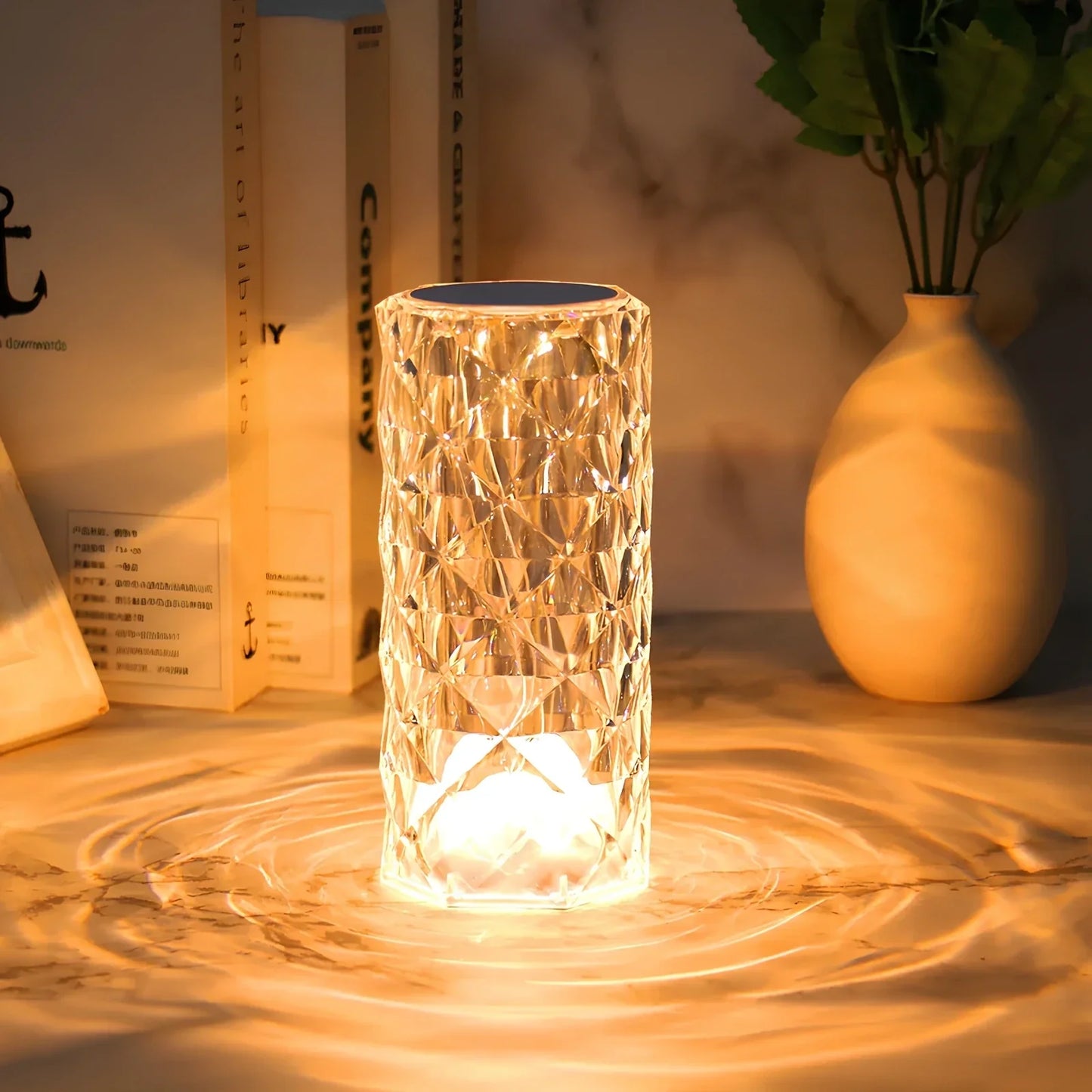 Lampe de Table Acrylique – Commande Tactile