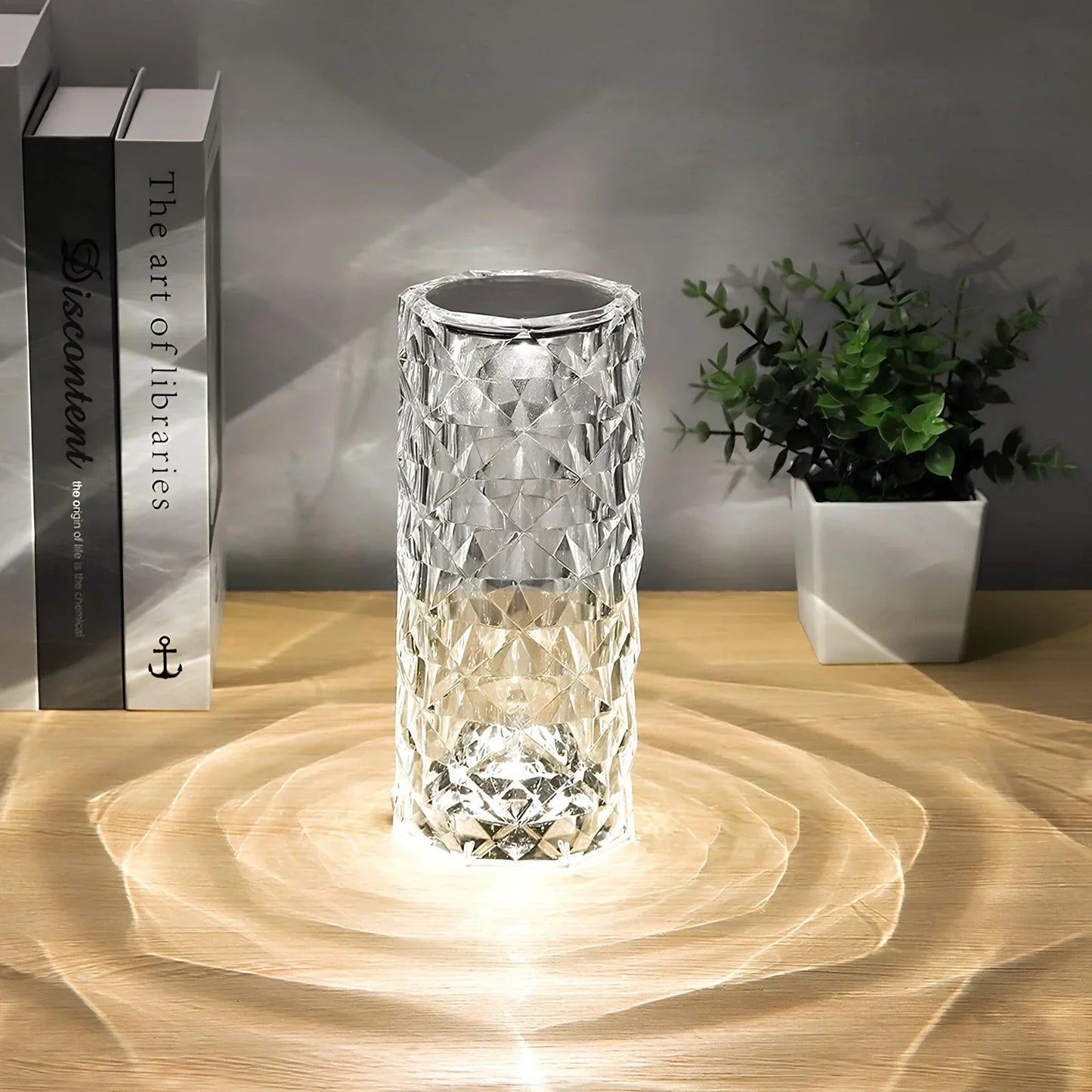 Lampe de Table Acrylique – Commande Tactile
