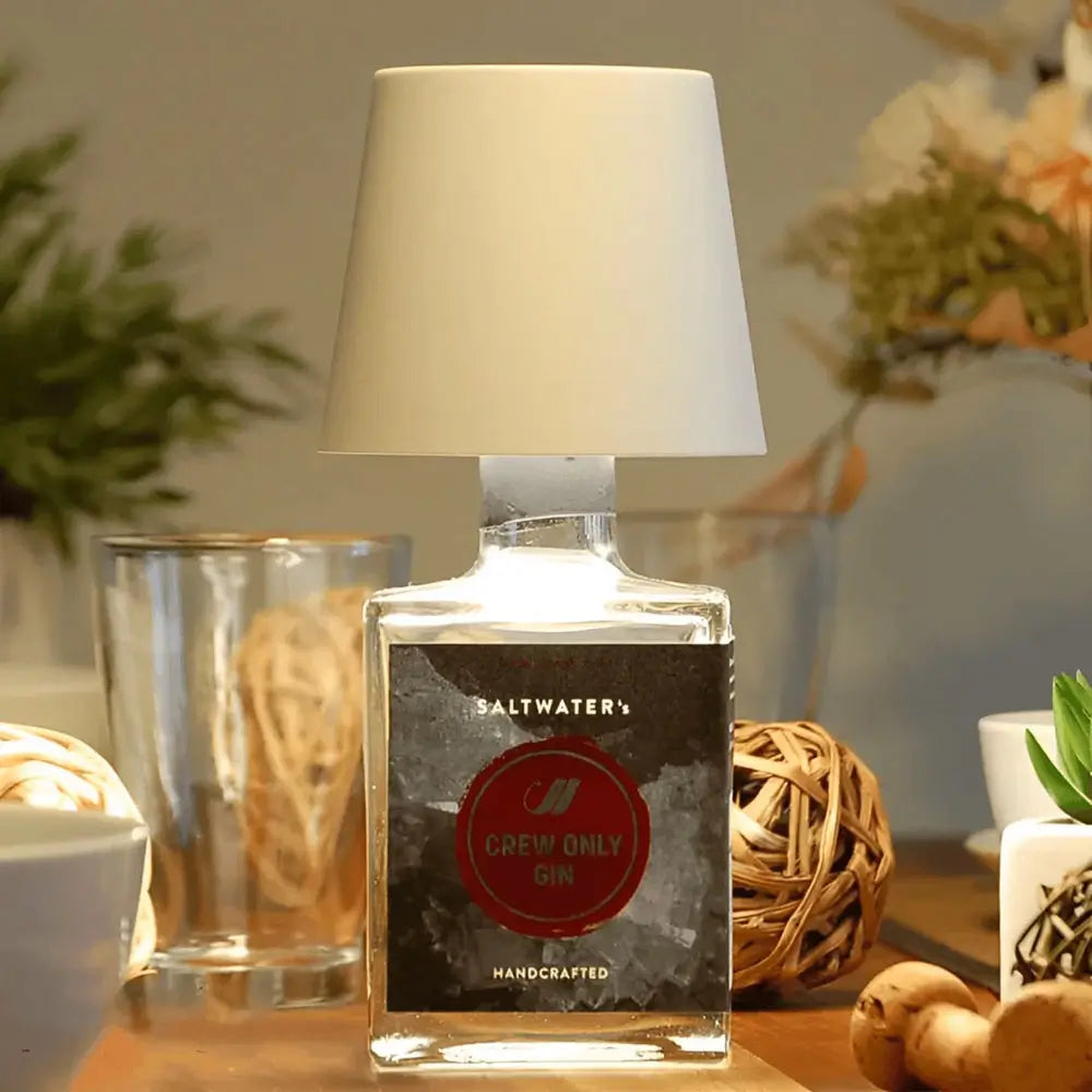 Lampe de Table Métal pour Bouteille