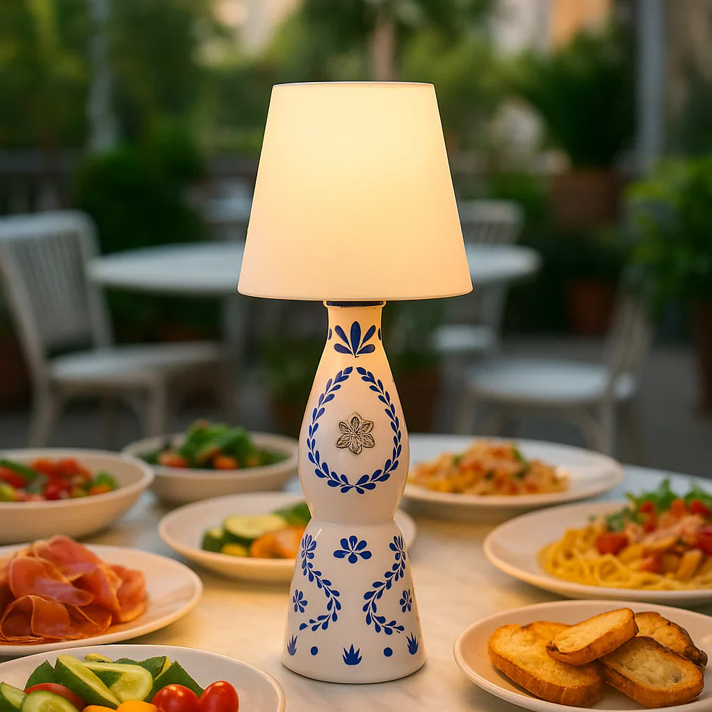 Lampe de Table Métal pour Bouteille