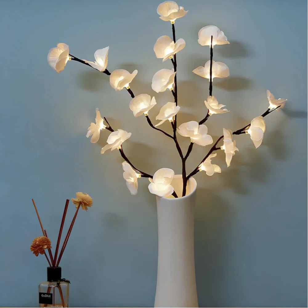 Lampe de Table Branches Artificielles LED