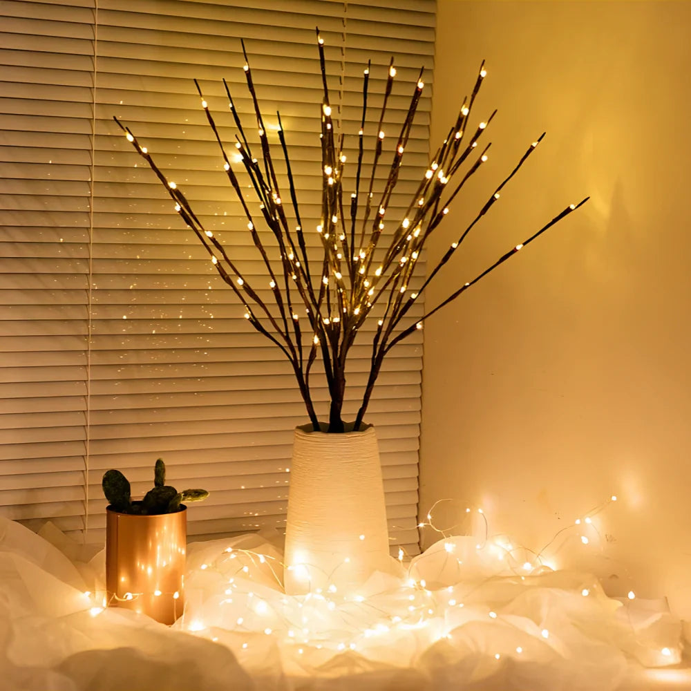 Lampe de Table Branches Artificielles LED