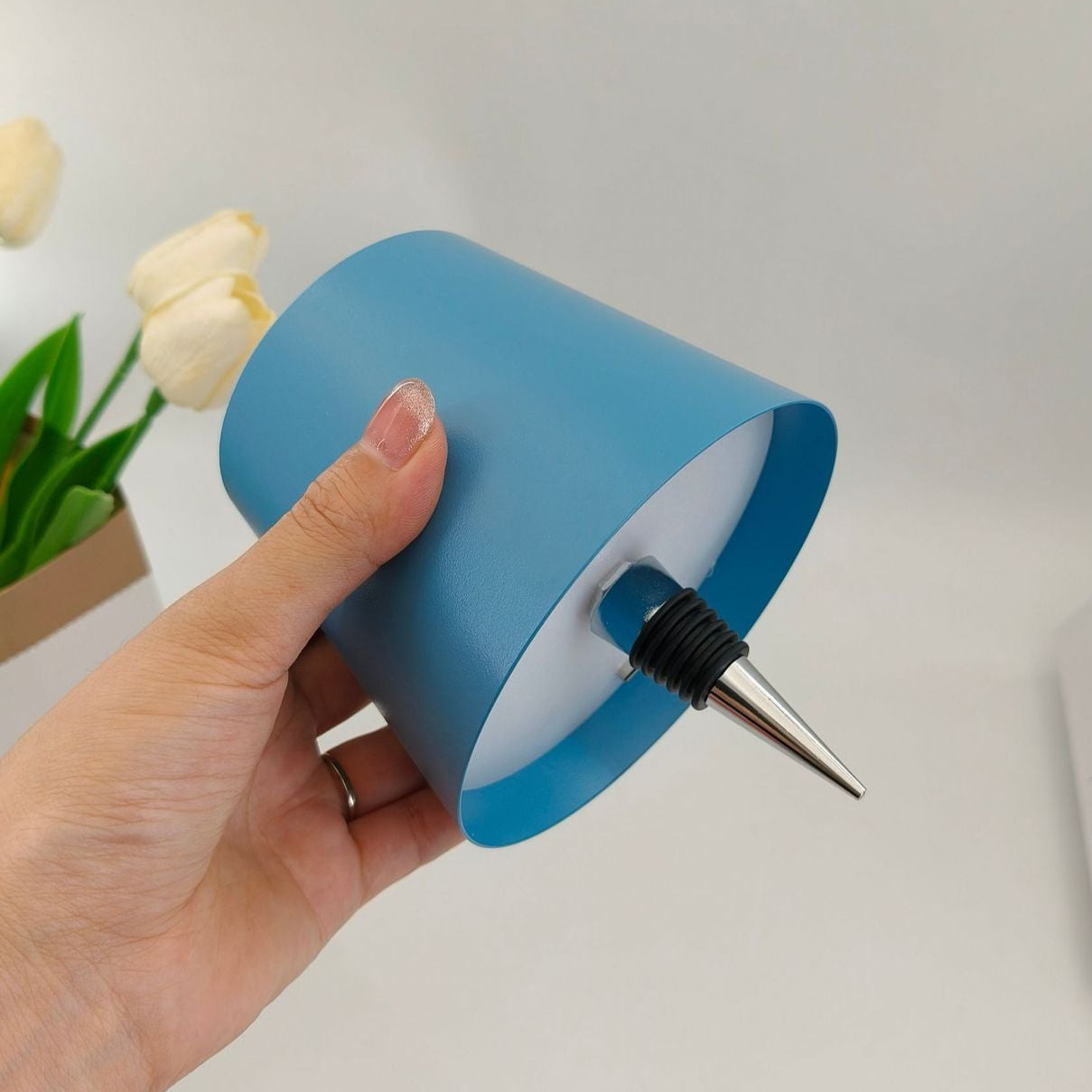 Lampe de Table Métal pour Bouteille