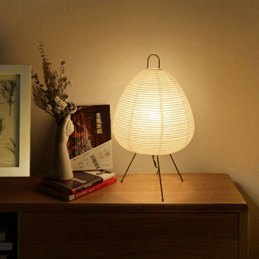 Lampe de Table Moderne – Éclairage Doux en Papier Japonais