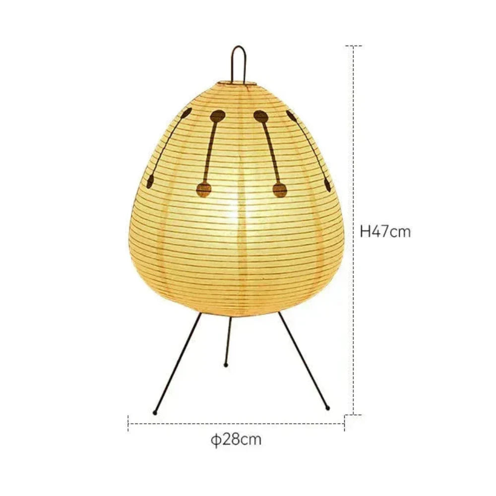 Lampe de Table Moderne – Éclairage Doux en Papier Japonais