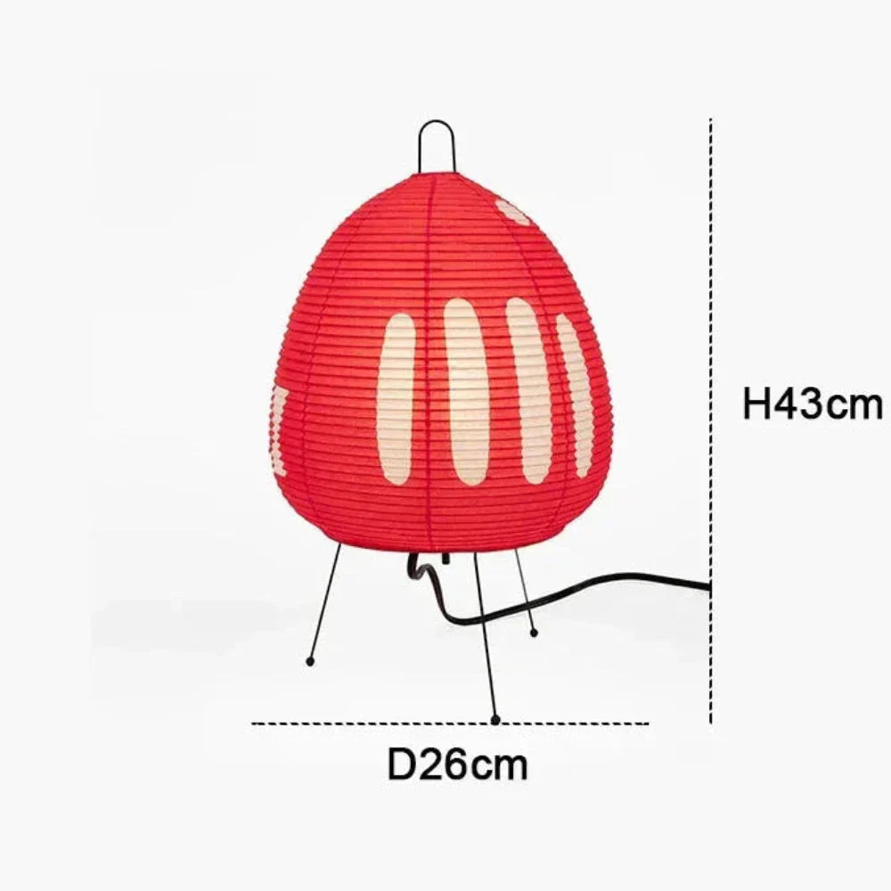 Lampe de Table Moderne – Éclairage Doux en Papier Japonais