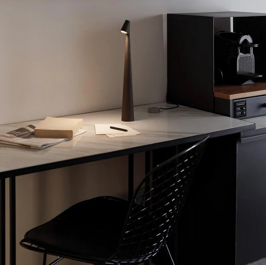 Lampe de Table LED Aluminium Portable Rechargeable