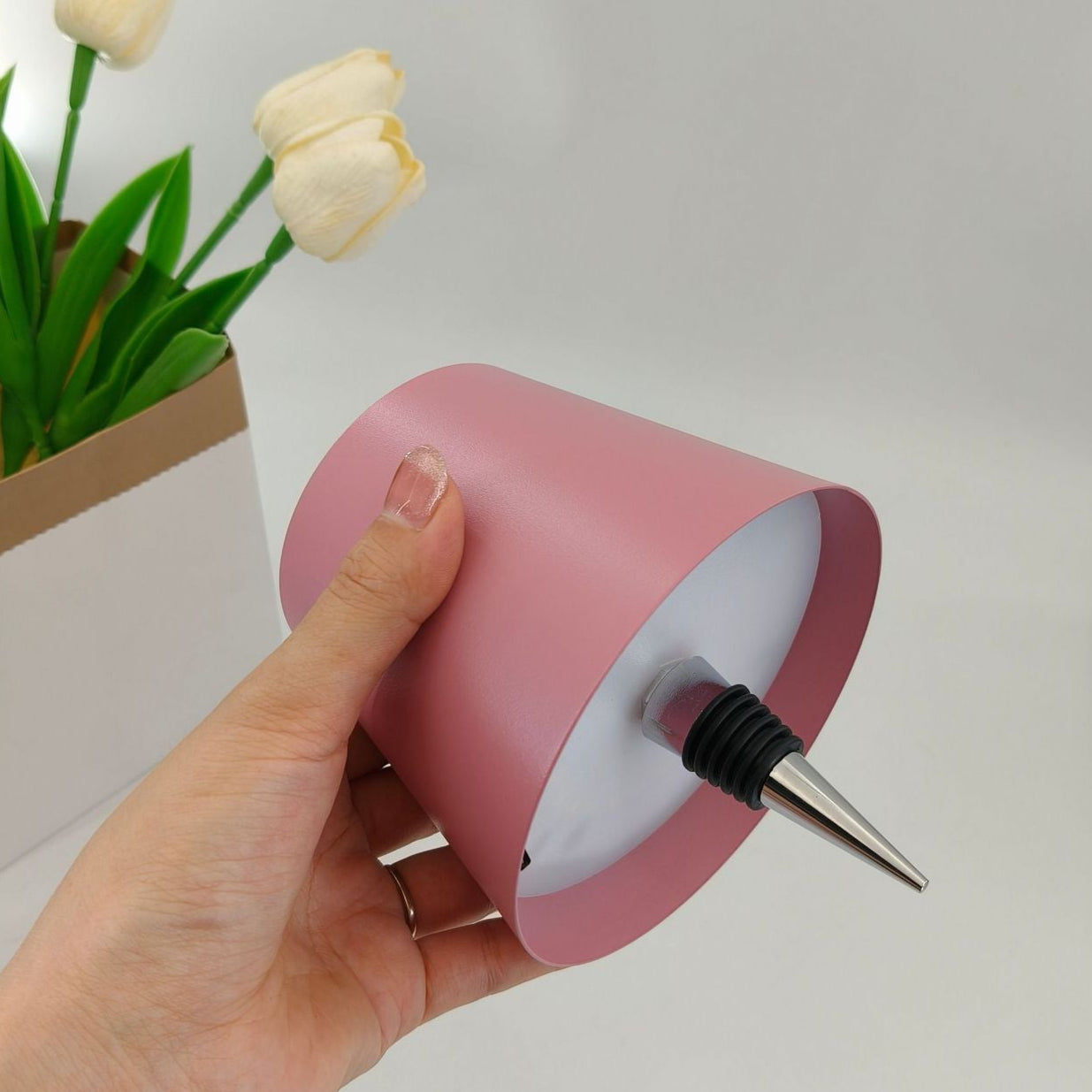 Lampe de Table Métal pour Bouteille