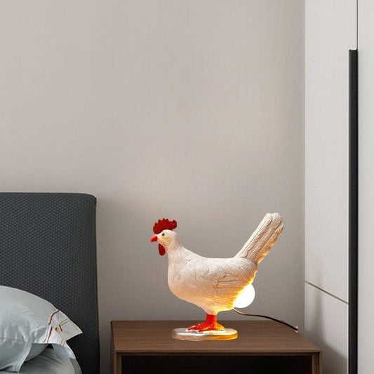 Lampe de Table Animale Résine LED – Veilleuse